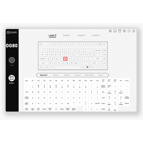 Iqunix Og80 Lavandin Wireless mechanesch Keyboard