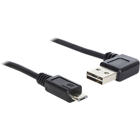 Delock Kabel USB2.0 a 90° > USB micro-B (czarny, 5 metrów)