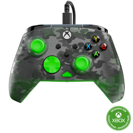 Turtle Beach React-R káblový ovládač (čierny/zelený, Xbox Series X|S, Xbox One, PC)