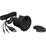 Icy Box IB-HUB1403b USB-Hub