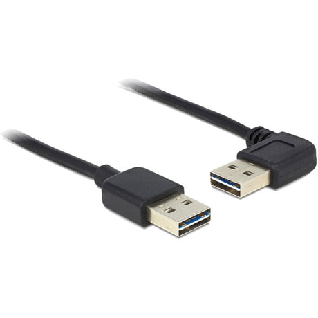 Díghlasáil éasca-usb-a 2.0 fireann > cábla fireann éasca-usb-a 2.0 (dubh, 5 méadar)