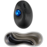 Kensington slim duo gel mouse trackball wrist rest wrist rest (gray black)