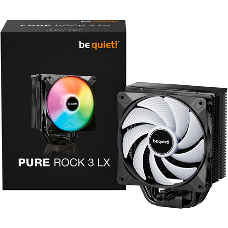 be quiet! Pure Rock 3 LX RGB CPU Cooler (black)