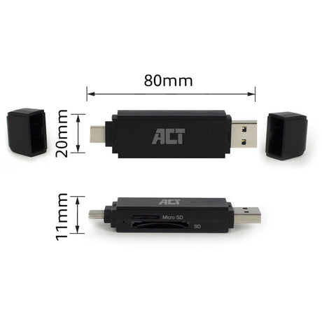 Act kortleser ac6375 svart