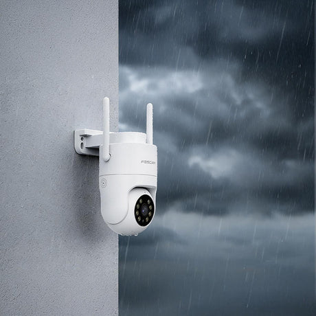 Foscam PD8, 4K 8MP Dual Band WiFi 6 PT turvakamera (valkoinen)