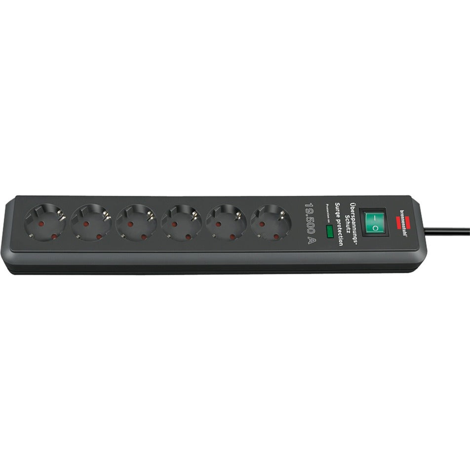 Brennerstuhl power strip secure-tec BN3018 black