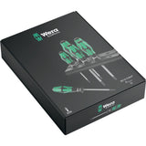 Wera 367 6 Kraftform Plus Screwdriver Set (Black Green, 6-Piece)