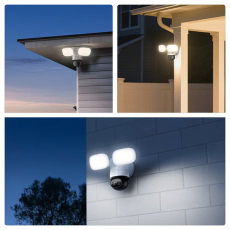 Reolink f850w Trackflex Floodlight WiFi Security Camera (White, 4K, WiFi)