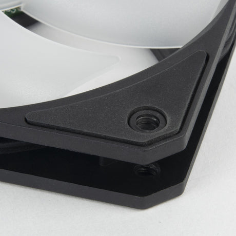 Silverstone air slimer 120 argb fallfläkt (svart, 120 x 120 x 15 mm, pwm)
