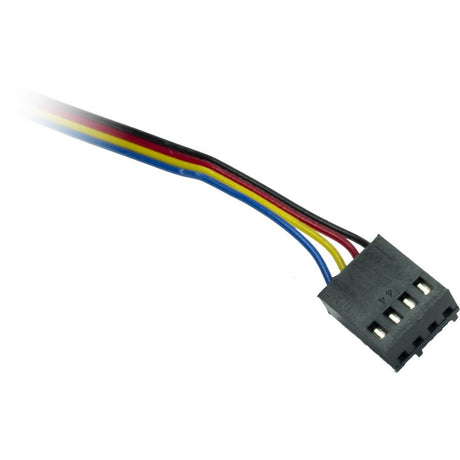 Inter-tech ipc fläktset 80 mm fallfläktar (svarta, 4 delar, 80 x 80 x 25 mm, pwm)