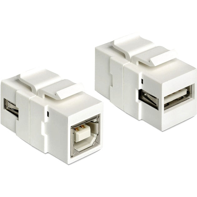 Delock Keystone module USB 2.0 A to USB 2.0 B female (for keystone holders with 19.2x14.9 mm)