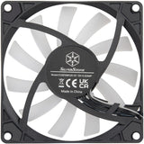 Silverstone air slimer 90 argb fallfläkt (svart, 92 x 92 x 15 mm, pwm)