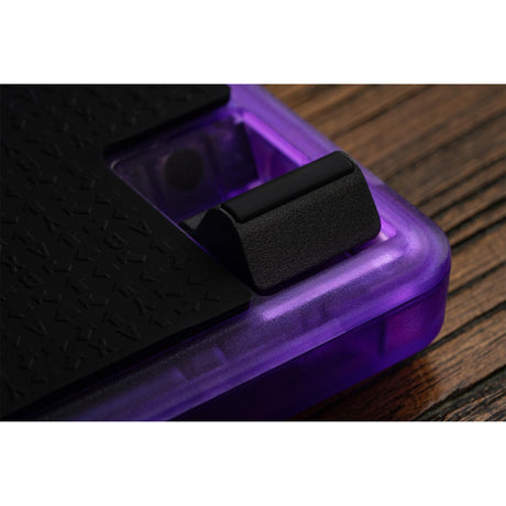 8bitdo arcade controller - transparent purple signature edition (purple transparent, 2.4 ghz bluetooth usb, nintendo switch 1 + 2, pc)