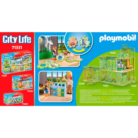 Playmobil city life - uitbreiding klimaatwetenschap constructiespeelgoed (71331)