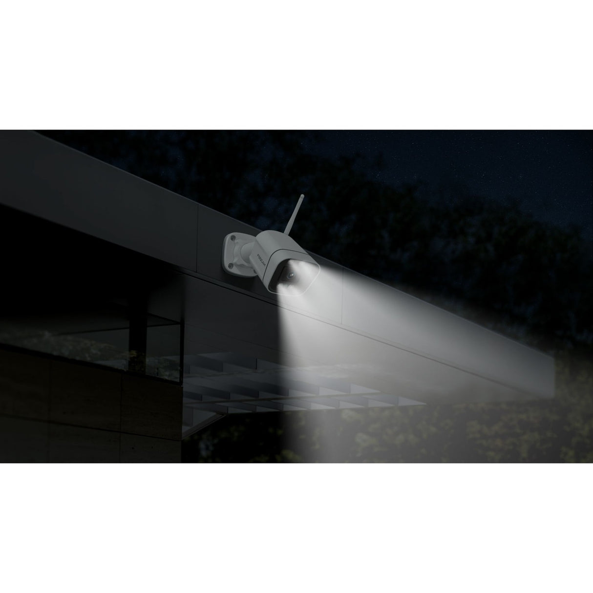 Foscam v8p, 4K 8MP Dual-Band WiFi Security Camera (Black, with Sound and Light Alarm)