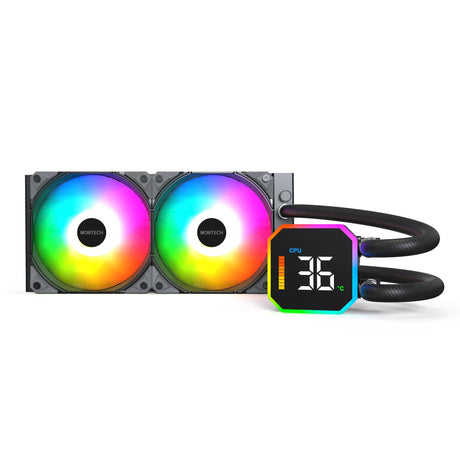 Montech Hyperflow Digital 240 Liquid Cooler (Black)