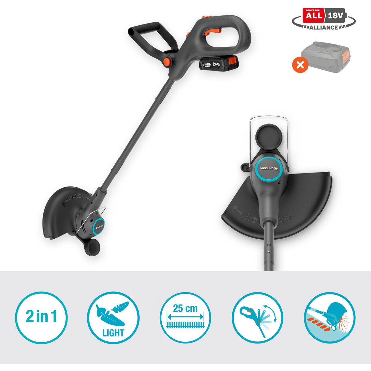 Trymer Gardena Easytrim 2518v p4a solo