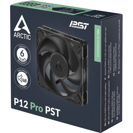 Arctic P12 Pro PST case fan (black, 120 x 120 x 25 mm, PWM)