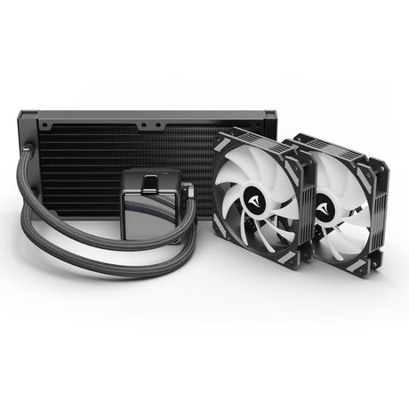 Sharkoon s50 argb water cooling (black, 4-pin pwm)