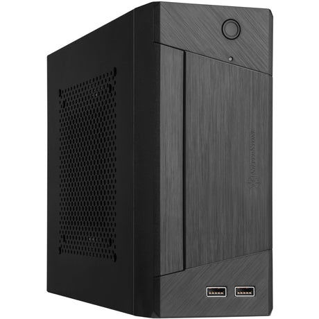 Silverstone sst-ml10b htpc kryt (černý | 2x usb-a)