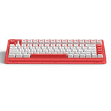 Iqunix og80 joy vendor wireless mechanical keyboard (red, us layout (qwerty), cherry mx silent red, 80% (tkl), rgb leds, hot-swappable, pbt, 2.4ghz | bluetooth 5.1 | usb-c)