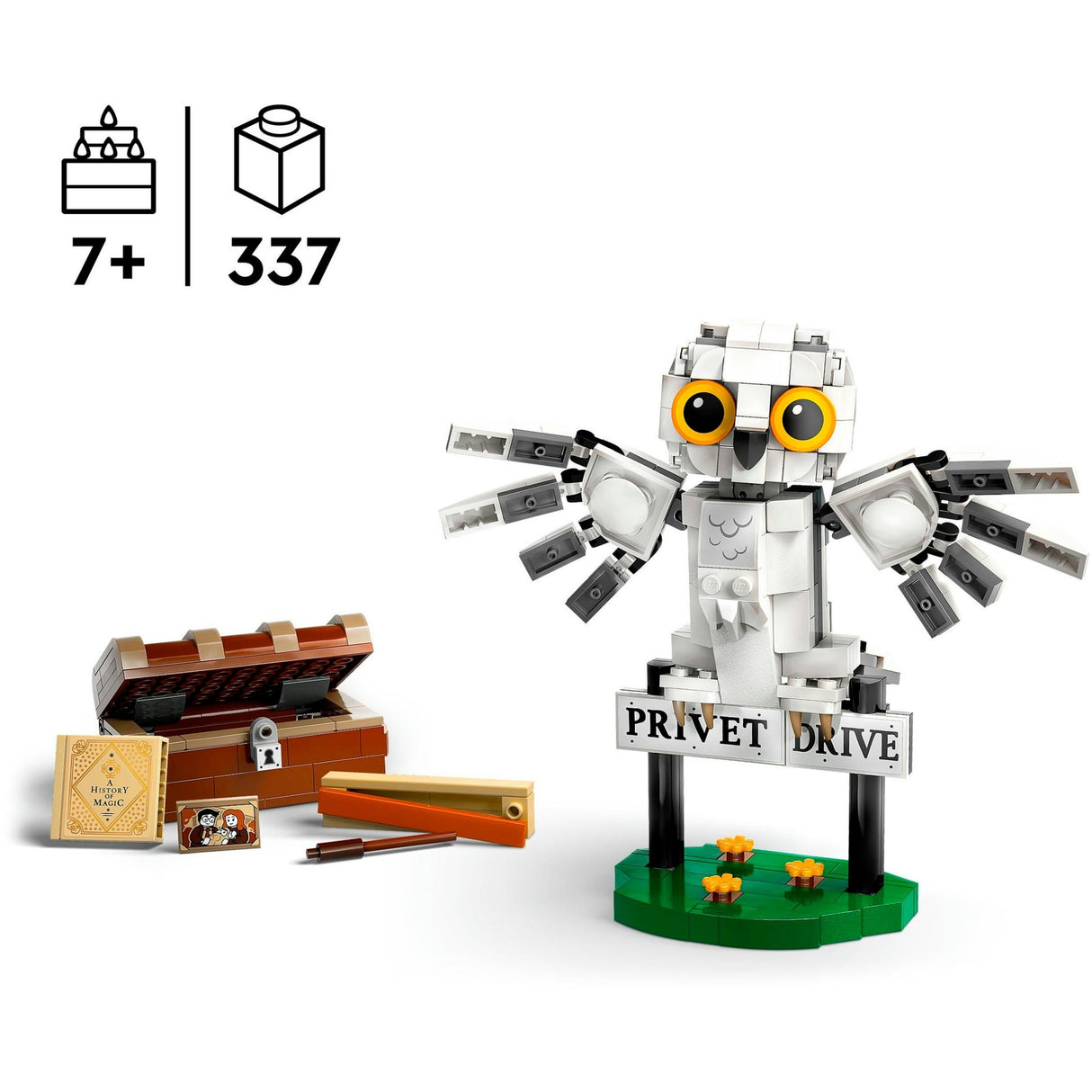 Lego harry potter hedwig™ at privetlaan 4 - 76425