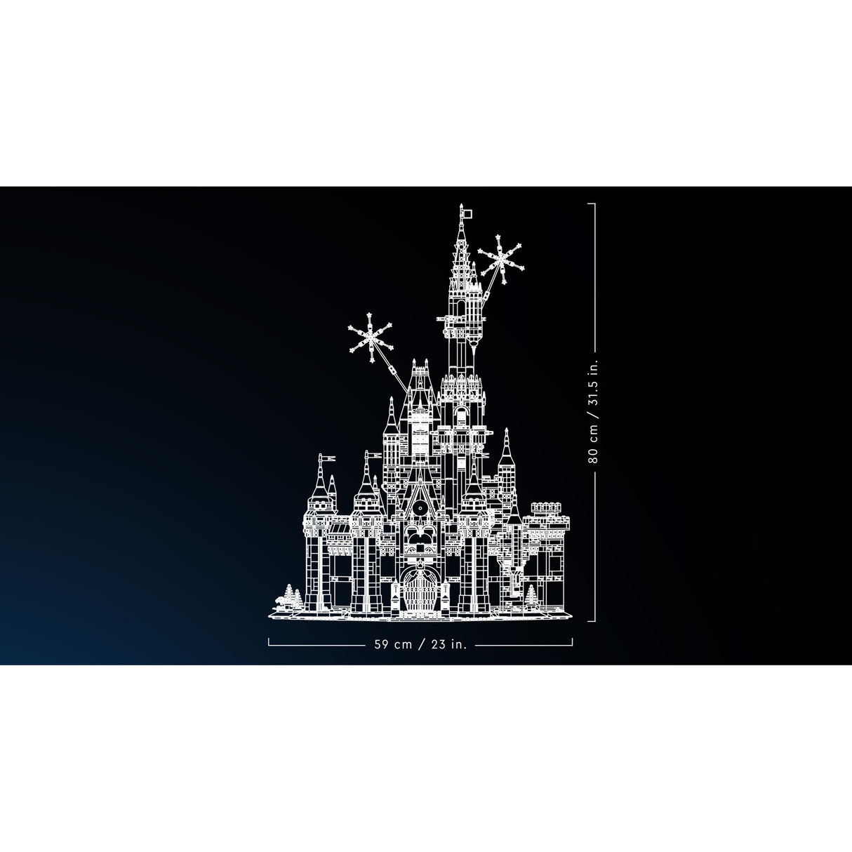 Lego Disney - Disney Castle Construction Toy (43222)