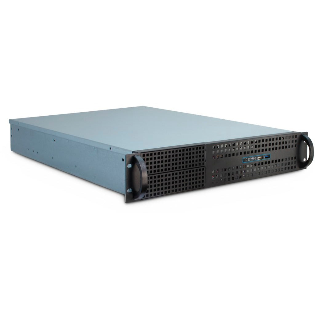 Inter-tech 2U-2129-N Rack Case (black | 2x USB-A)