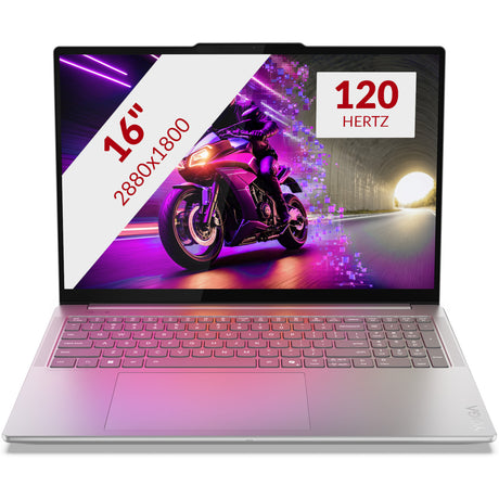 Lenovo yoga pro 9 16iah10 (83l00077mh) aura edition 16 laptop (szürke | core ultra 7 255h | rtx 5070 | 32 GB | 1 TB SSD)