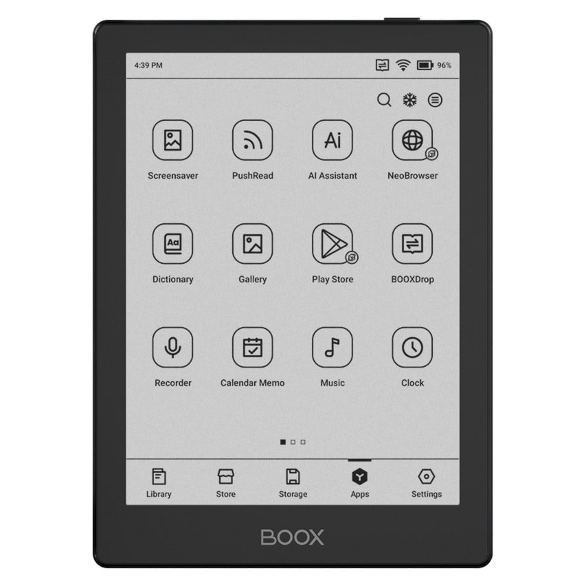 Boox Go 6 E-Reader (Black, 2 GB | 32 GB | Android 11)