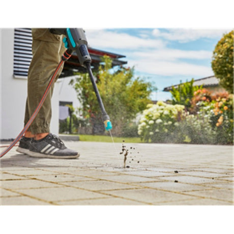 Gardena aquaclean 24 18 v p4a solo høytrykksrenser (grå turkis, 14800-55, batteri ikke inkludert)