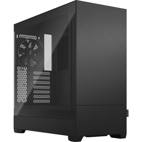 Fractal design pop tyst svart tg klarton midi tower hölje (svart | 2x USB-A | härdat glas)