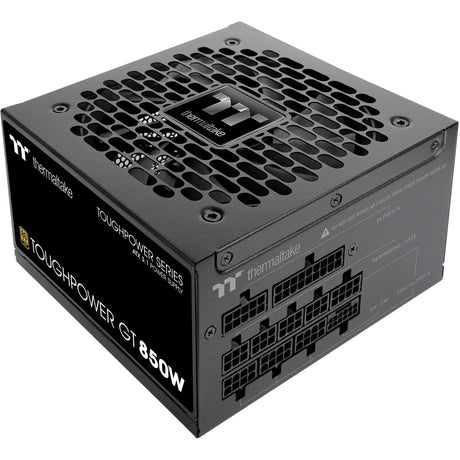 Soláthar cumhachta modúlach 850 vata modúlach Thermaltake toughpower gt (dubh, 4x pcie)
