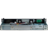 Inter-tech 1u k-126l rack behuizing (zwart | 2x usb-a)