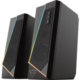 Iontaobhas GXT 609 cainteoir soilsithe Zoxa RGB socraithe cainteoir PC (dubh, RGB LED)
