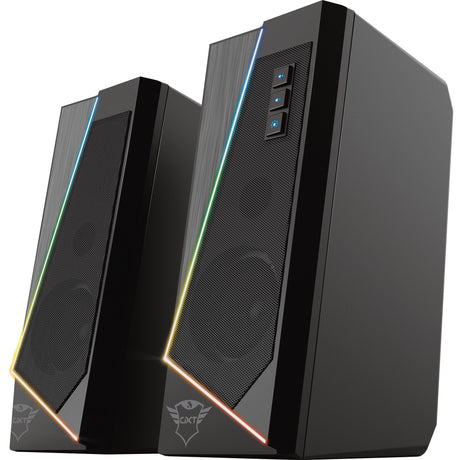 Trust GXT 609 Zoxa RGB-Illuminated Speaker Set PC Speaker (Black, RGB LED)