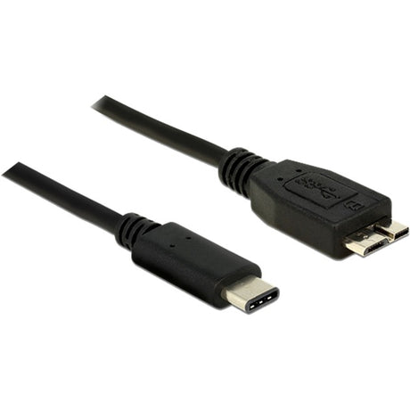 „Delock USB-C 3.1“ > USB 3.1 mikro-USB laidas (juodas, 1 metras, USB 3.1 gen 2)