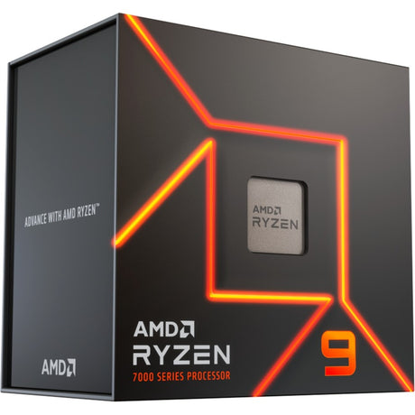 Soicéad AMD Ryzen 9 7900x, 4.7 GHz (5.6 GHz Turbo Boost) próiseálaí AM5 (díghlasáilte, bosca)