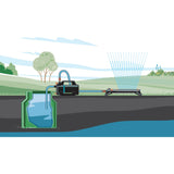 Gardena Irrigation Pump 4100 Silent (dark grey turquoise, 550 watt)
