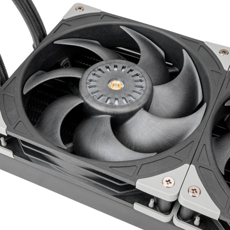 Silverstone xe420 waterkoeling (zwart zilver)