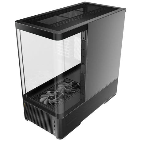 Antec c6 curve air midi tower behuizing (zwart | 2x usb-a | 1x usb-c | tempered glass)
