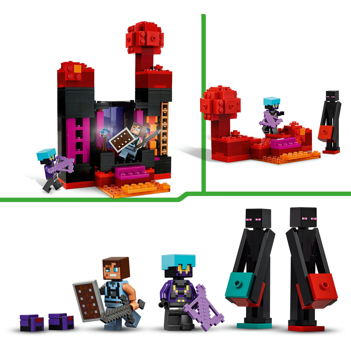 Lego minecraft 21279 the enderman tower
