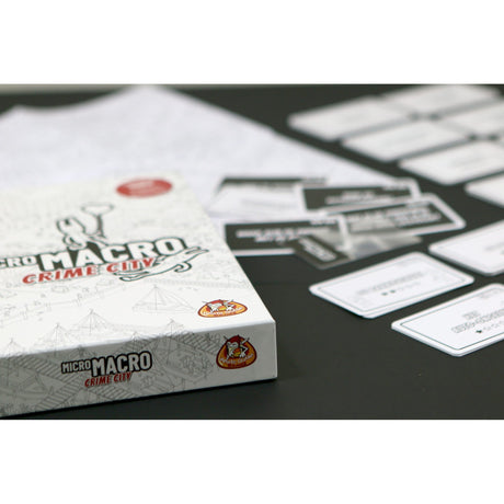 White goblin spill mikromakro: kriminalitet by brettspill (nederlandsk, 1 - 4 spillere, 15 - 45 minutter, fra 12 år)