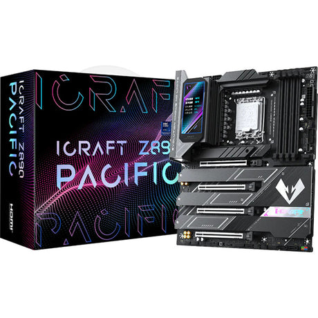Maxsun MS-iCraft Z890 Pacific Socket 1851 Motherboard (black, RAID, 2.5 Gb-LAN, WLAN, BT, Sound, ATX)