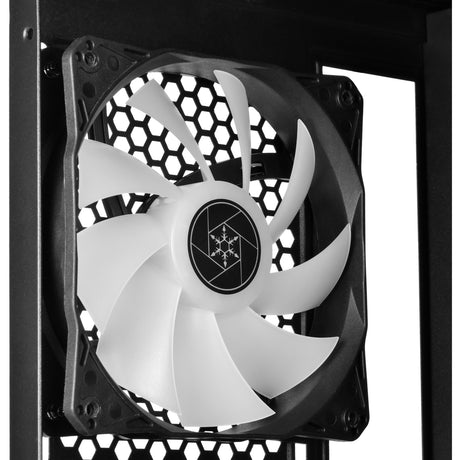 Silverstone SST-FAH1MB-PRO Midi Tower Case (Black | 3x USB-A | RGB | Tempered Glass)