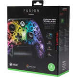 Powera fusion pro draadloze controller voor xbox series x|s met lumectra (zwart, rgb, xbox series x|s, xbox one, pc)