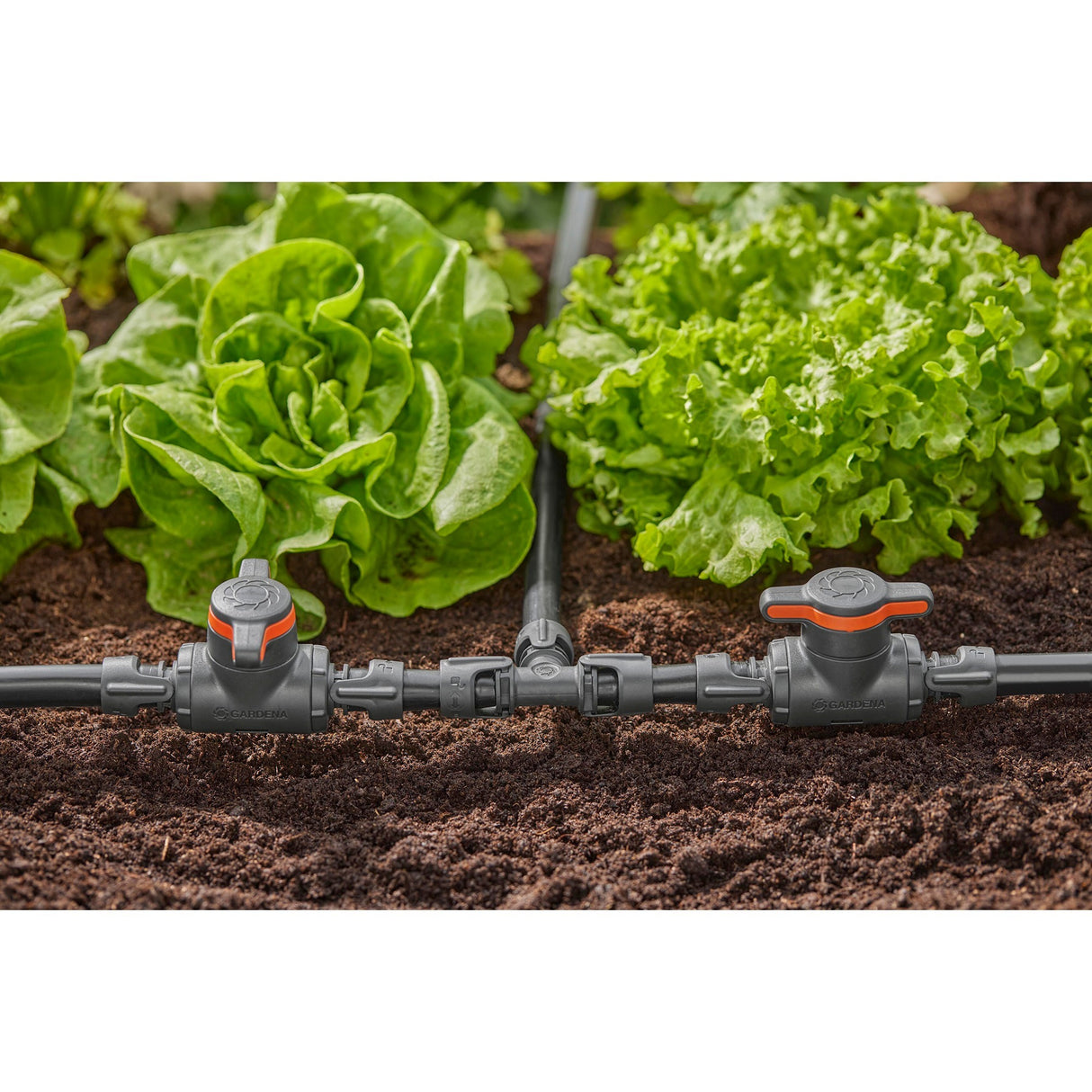 Gardena Micro-Drip-System Shut-Off and Control Valve 13 mm (1/2") (grey orange)