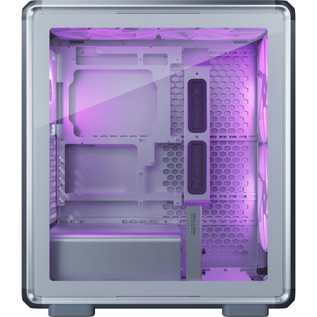 Cooler Master MasterFrame 500 Mesh ARGB Midi Tower Case (Silver | 2x USB-A | 1x USB-C | RGB | Tempered Glass)