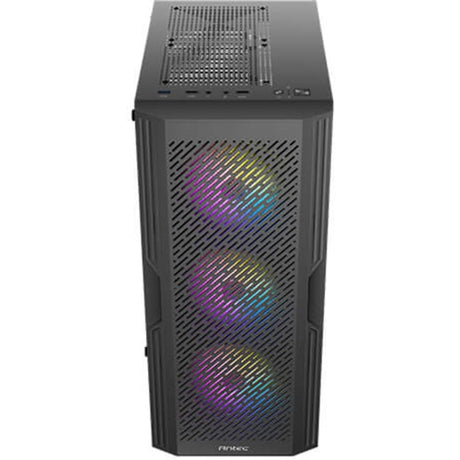 Antec AX20 Midi Tower Case (Black | 3x USB-A | Tempered Glass)