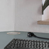 Brennenstuhl Tower Power Socket Strip with USB Socket Strip (silver black)